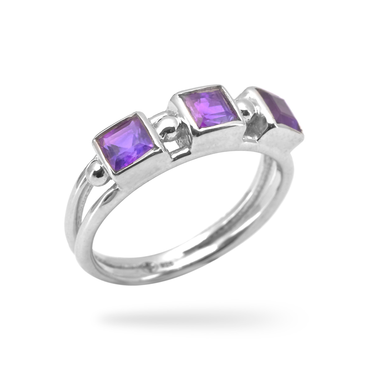 Bague amethyste argent Marion